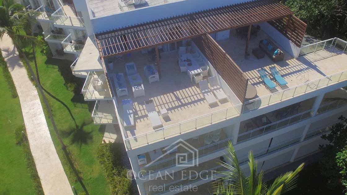 4-Bed Beachfront Penthouse in Coson Bay-las-terrenas-real-estate-drone (1)