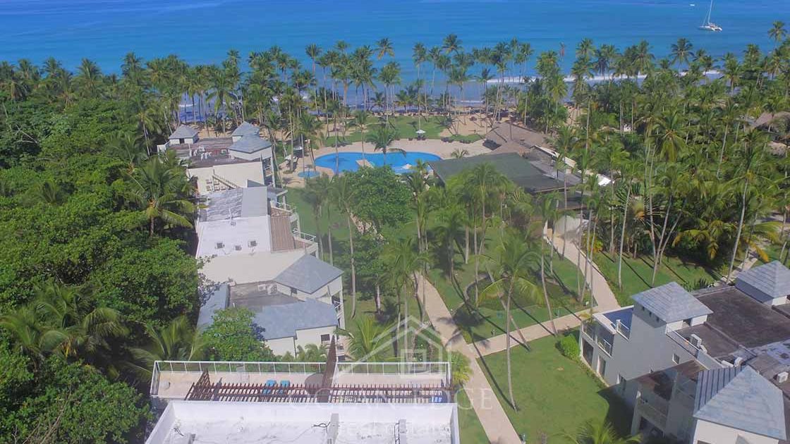 4-Bed Beachfront Penthouse in Coson Bay-las-terrenas-real-estate-drone (13)