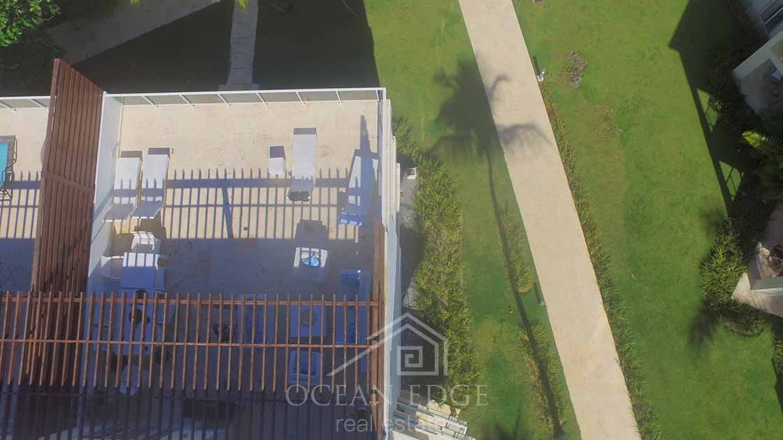 4-Bed Beachfront Penthouse in Coson Bay-las-terrenas-real-estate-drone (2)