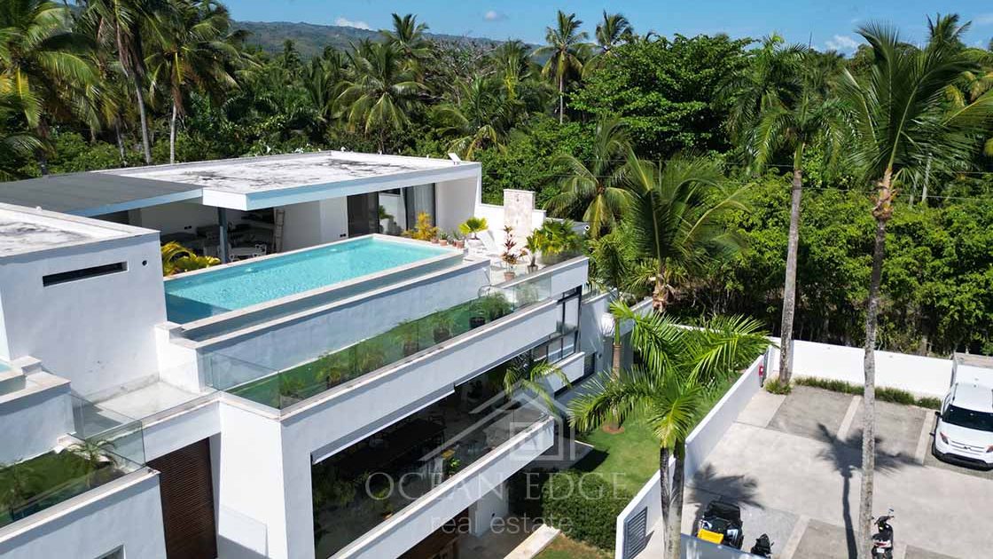 4-br Duplex Penthouse 2nd line Bonita Beach-las-terrenas-ocean-edge-real-estate drone