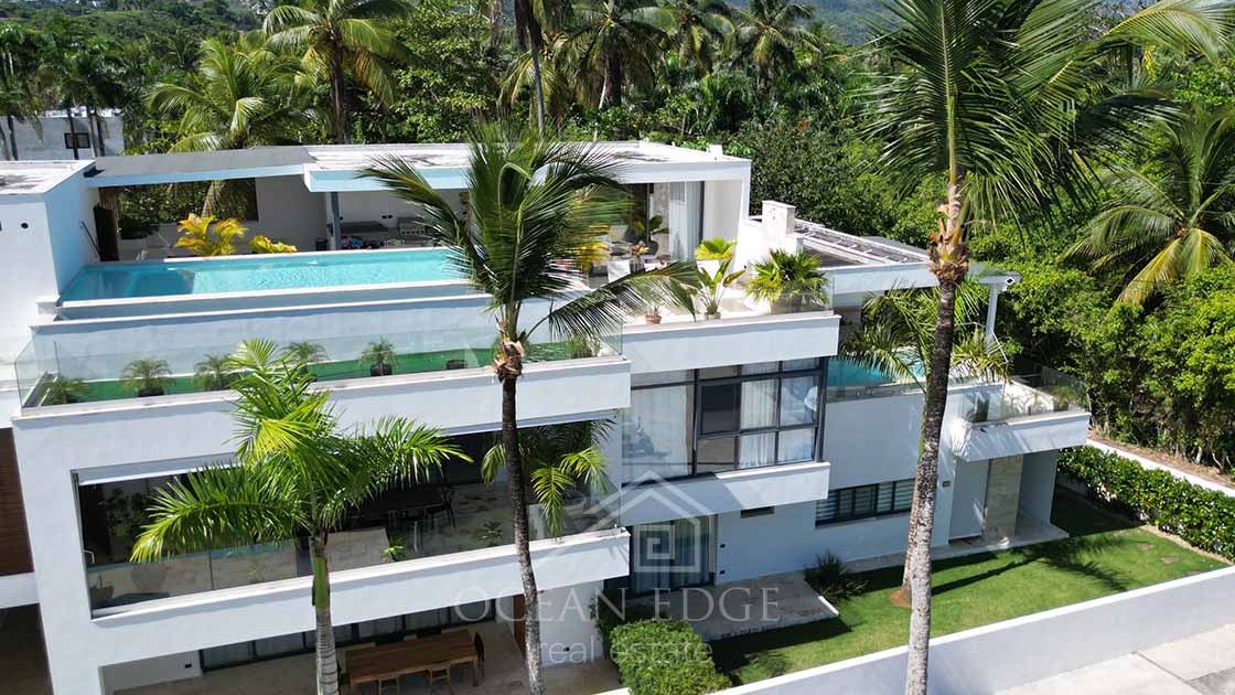 4-br Duplex Penthouse 2nd line Bonita Beach-las-terrenas-ocean-edge-real-estate drone