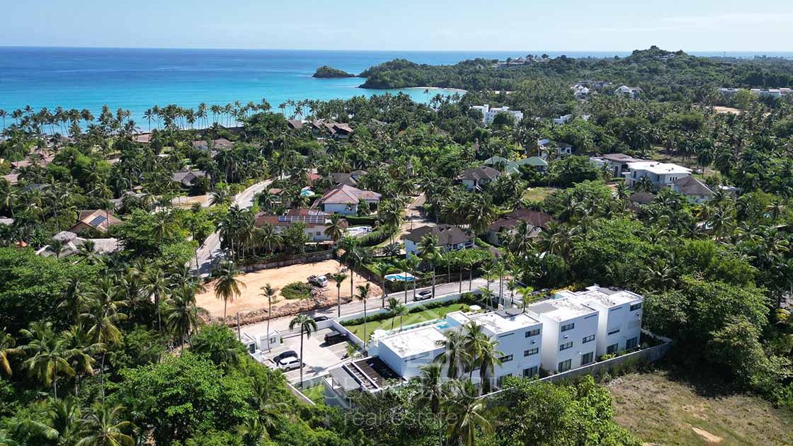 4-br Duplex Penthouse 2nd line Bonita Beach-las-terrenas-ocean-edge-real-estate drone