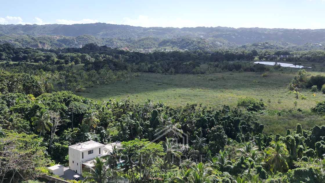 Architect villa & tropical garden near the beach-las-terrenas-ocean-edge-real-estate drone