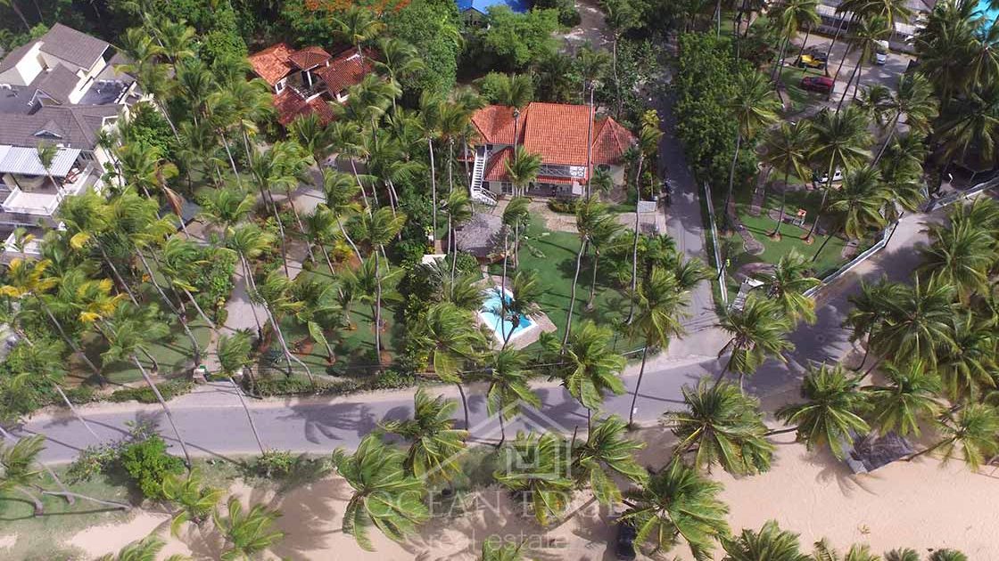 Beachfront Villa with private pool in Las Ballenas Beach-las-terrenas-ocean-edge-real-estate-drone (3)