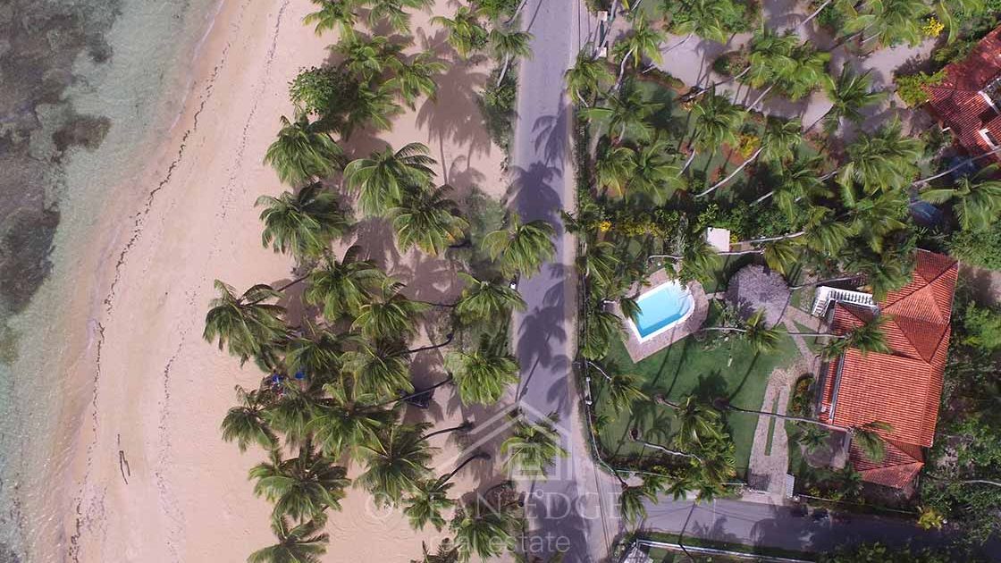 Beachfront Villa with private pool in Las Ballenas Beach-las-terrenas-ocean-edge-real-estate-drone (9)