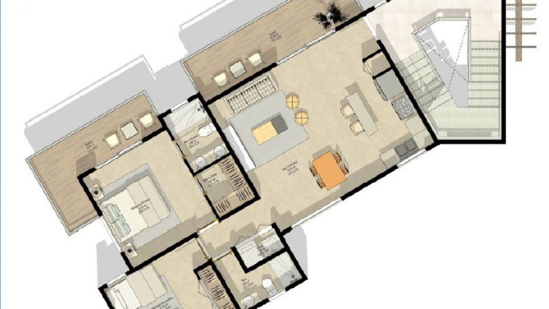 Beachfront-condos-project-in-portillo-2bedrooms-balocony-plan