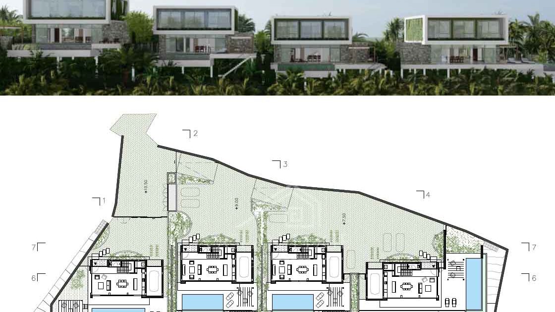 Building lot ideal for luxury villa next to gold course-las-terrenas-ocean-edge-real-estate-plan7