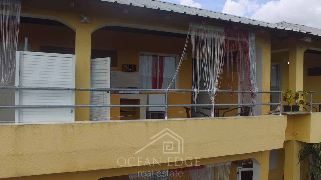 Charming Dominican Apart Hotel in El Limon-Samana-Ocean-edge-real-estate-drone (1)
