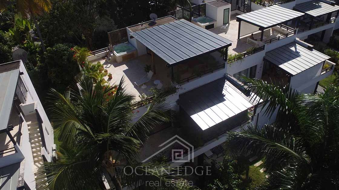 Chic penthouse with jacuzzi & ocean view-las-terrenas-ocean-edge-real-estate-drone (8)