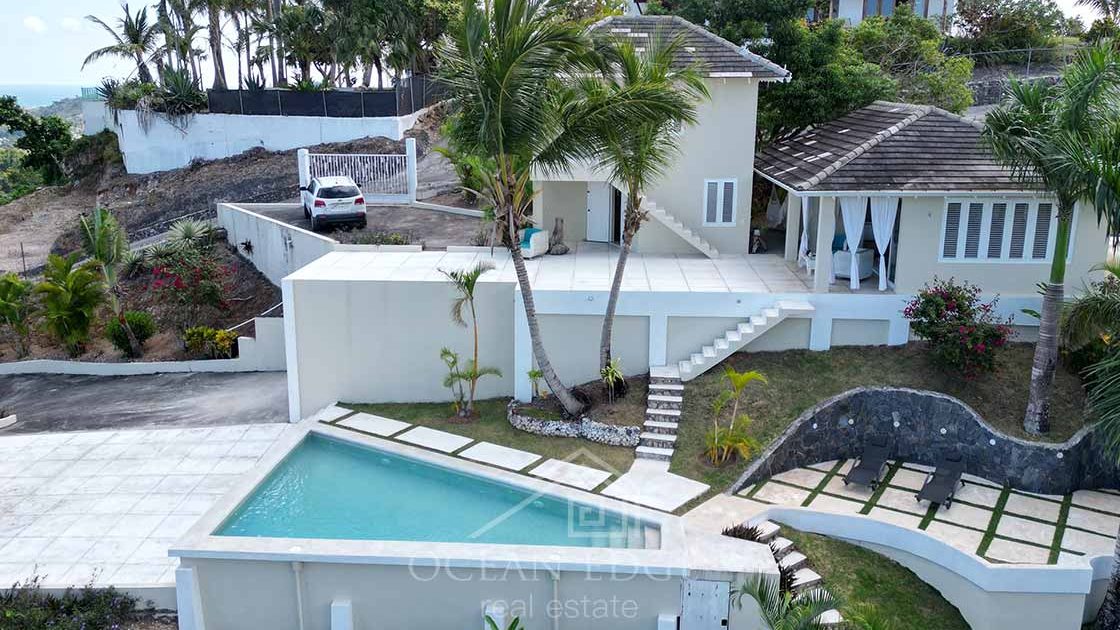 Colonial villa nesting in Hoyo Cacao with amazing view-las-terrenas-ocean-edge-real-estate-drone (10)