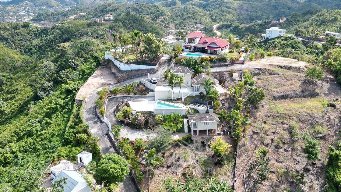 Colonial villa nesting in Hoyo Cacao with amazing view-las-terrenas-ocean-edge-real-estate-drone (3)
