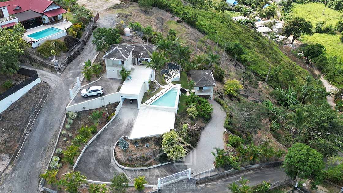 Colonial villa nesting in Hoyo Cacao with amazing view-las-terrenas-ocean-edge-real-estate-drone (4)