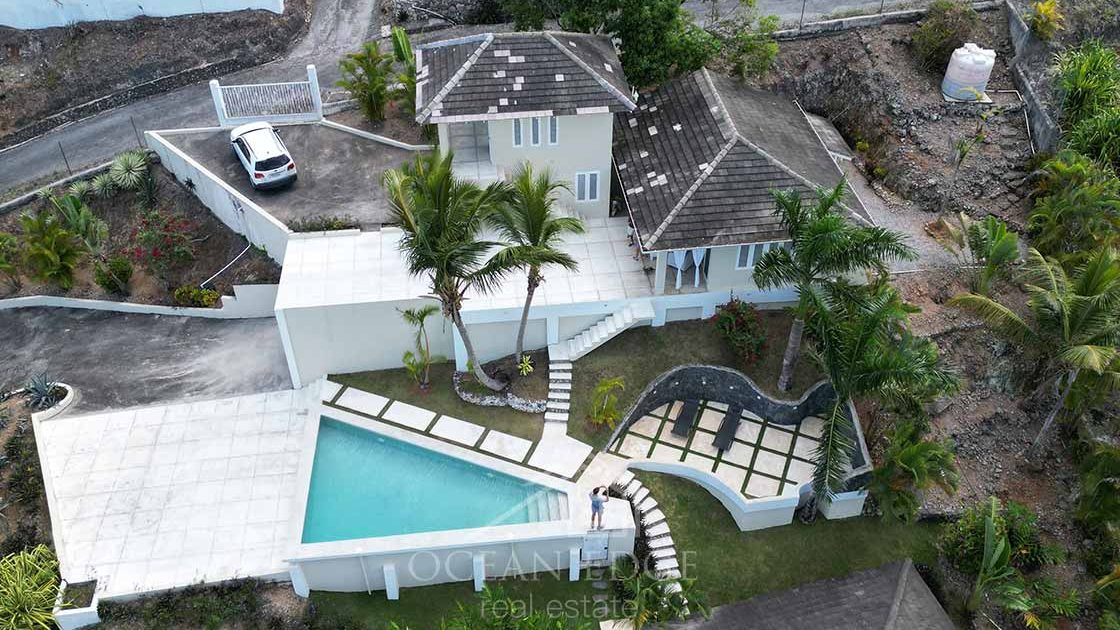 Colonial villa nesting in Hoyo Cacao with amazing view-las-terrenas-ocean-edge-real-estate-drone (6)