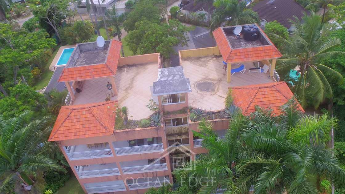 Comfortable 2-bed condo with independent rooftop terrace -Las Terrenas Real Estate - Dominican Republic - Ocean Edge - drone (3)