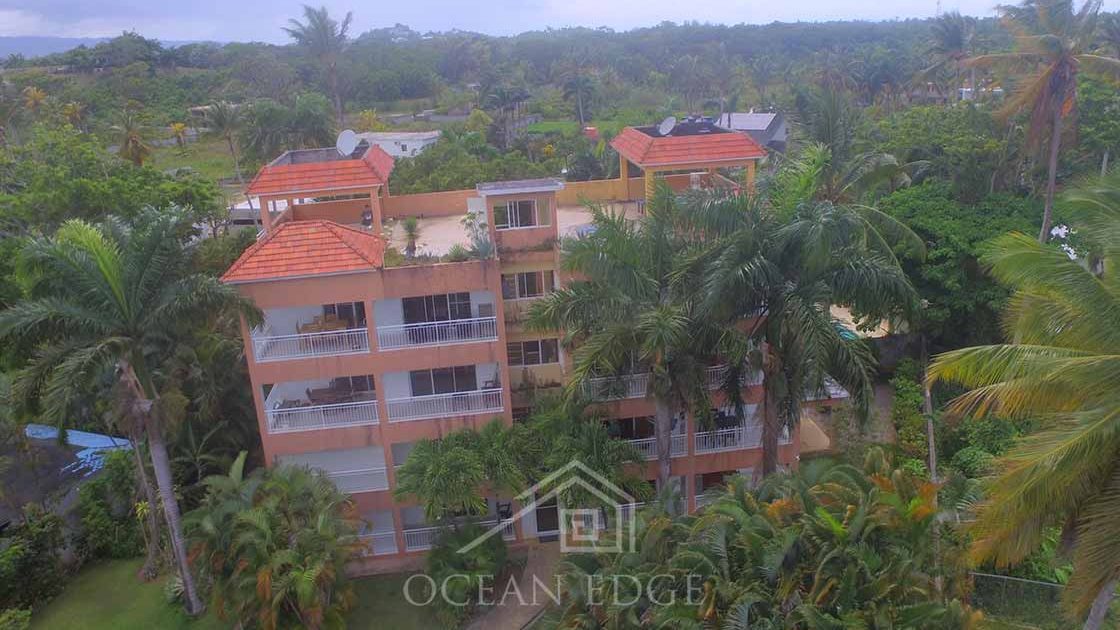 Comfortable 2-bed condo with independent rooftop terrace -Las Terrenas Real Estate - Dominican Republic - Ocean Edge - drone (4)