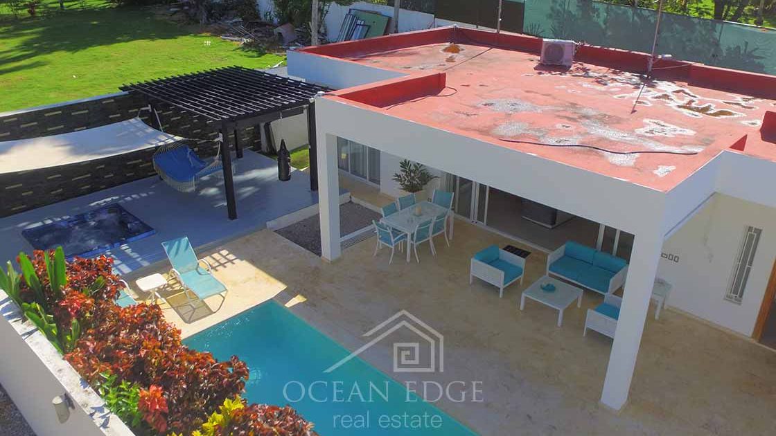 Exclusive modern villa near Cosón beach-las-terrenas-real-estate-drone (1)