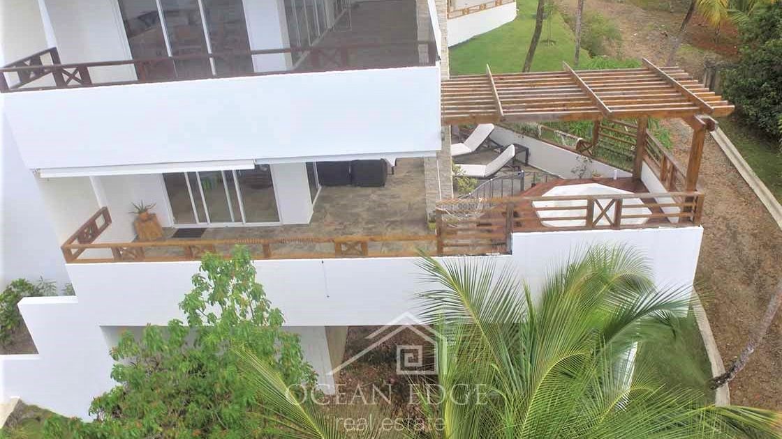 Exclusive ocean view condo with jacuzzi - las terrenas - real estate - dominican republic - drone (2)