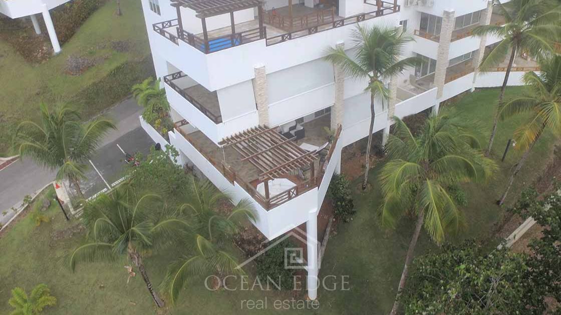Exclusive ocean view condo with jacuzzi - las terrenas - real estate - dominican republic - drone (5)