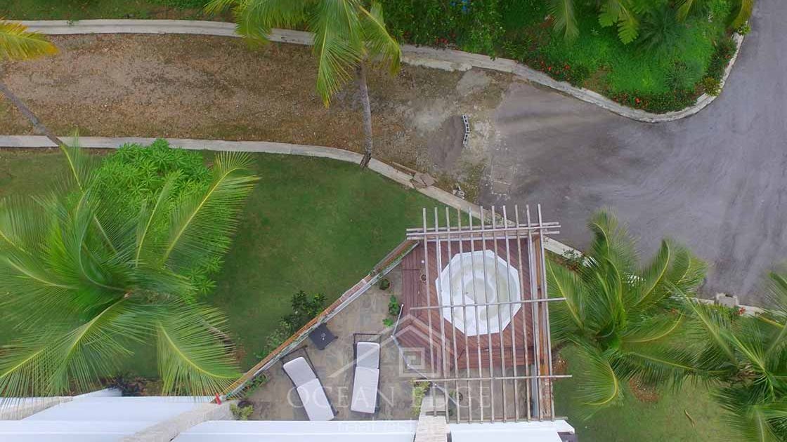 Exclusive ocean view condo with jacuzzi - las terrenas - real estate - dominican republic - drone (6)