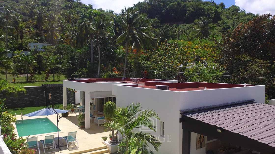 Fully Renovated & Furnished 3-Bedroom villa in Cosón village-las-terrenas-ocean-edge-real-estate-drone (11)