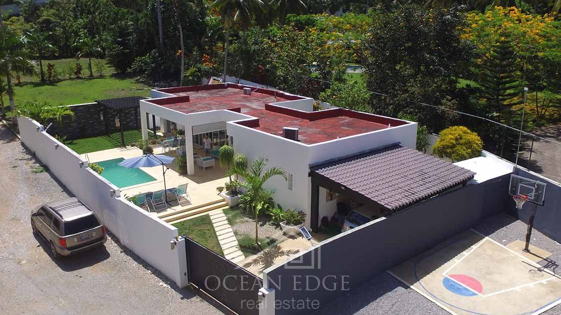 Fully Renovated & Furnished 3-Bedroom villa in Cosón village-las-terrenas-ocean-edge-real-estate-drone (3)