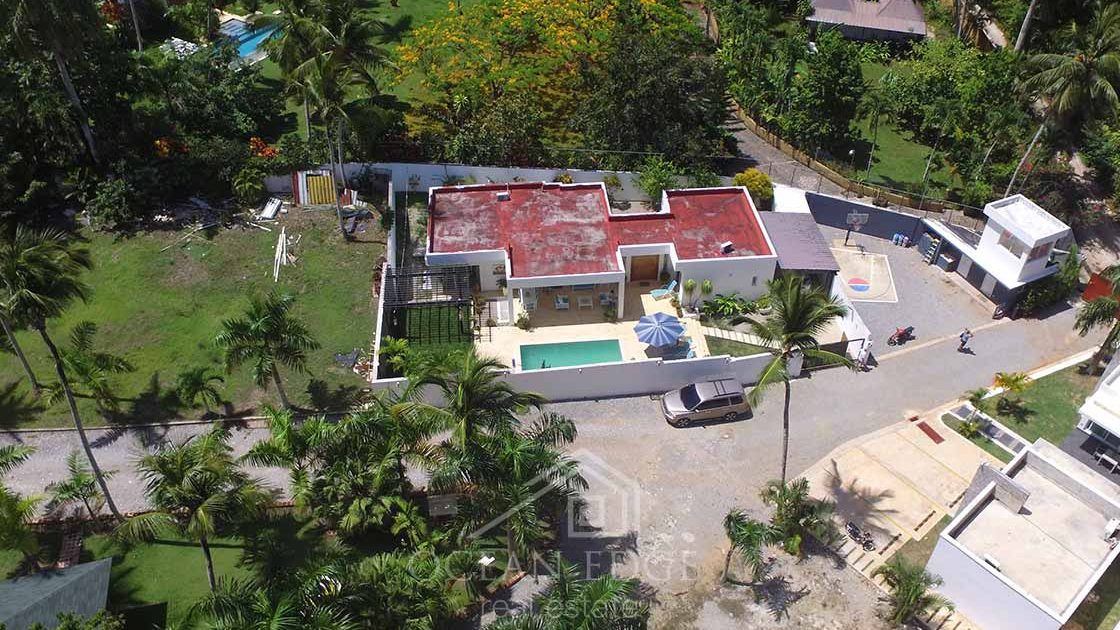 Fully Renovated & Furnished 3-Bedroom villa in Cosón village-las-terrenas-ocean-edge-real-estate-drone (8)