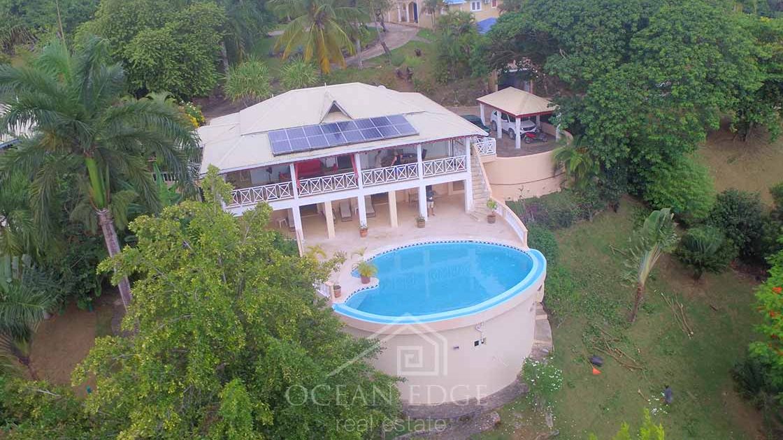 Gorgeous mountain view villa near limon beach - las terrenas -real-estate drone (1)