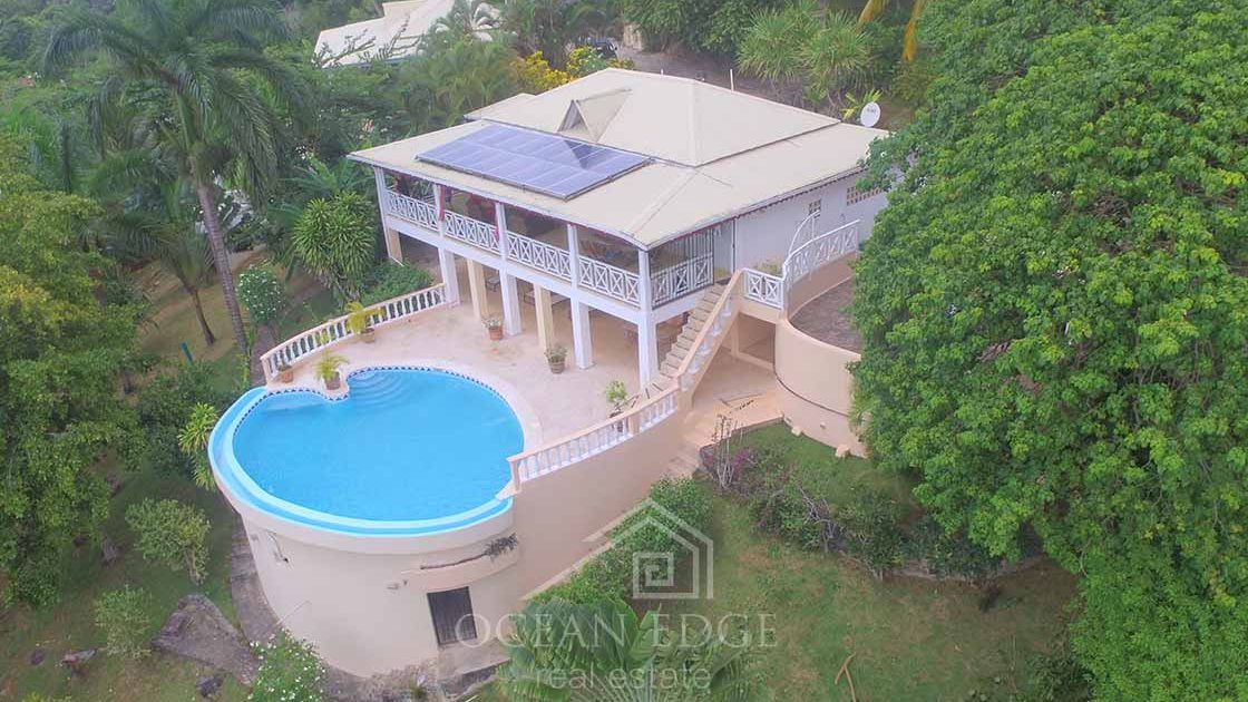 Gorgeous mountain view villa near limon beach - las terrenas -real-estate drone (12)