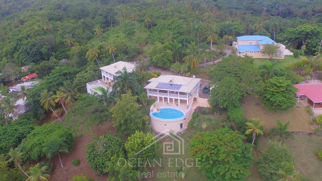 Gorgeous mountain view villa near limon beach - las terrenas -real-estate drone (3)