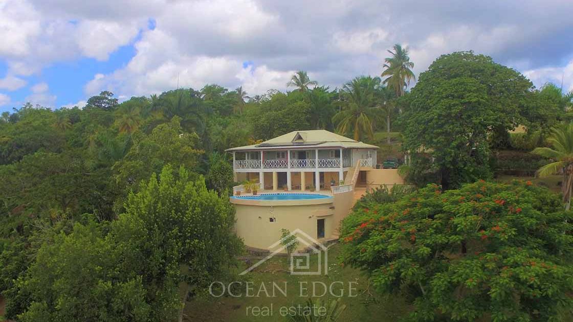 Gorgeous mountain view villa near limon beach - las terrenas -real-estate drone (7)