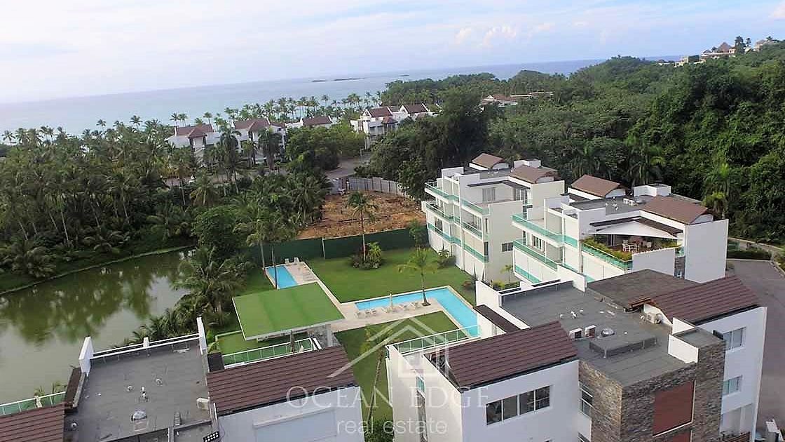 High end condos on presale in beachfront residential - real estate - las terrenas - drone (4)