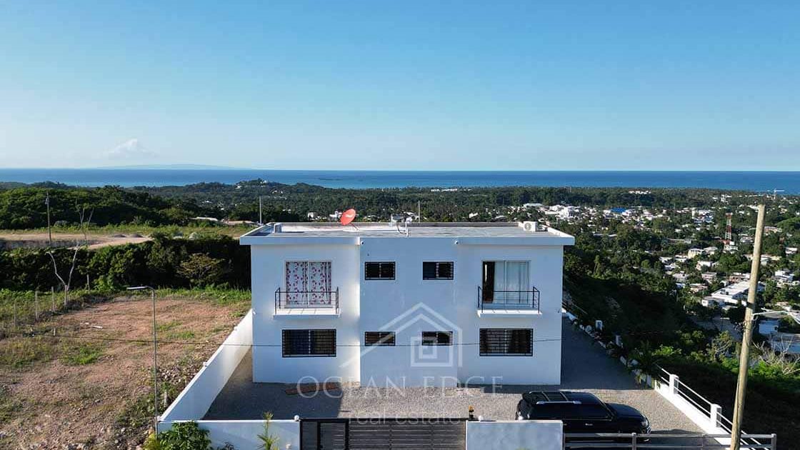 Hilltop new build villa overlooking las terrenas city-ocean-edge-real-estate-drone