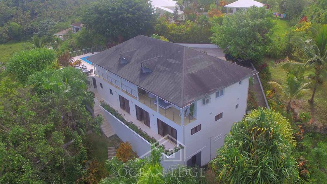 House with panoramic views las terrenas real estate dominican republic drone (5)