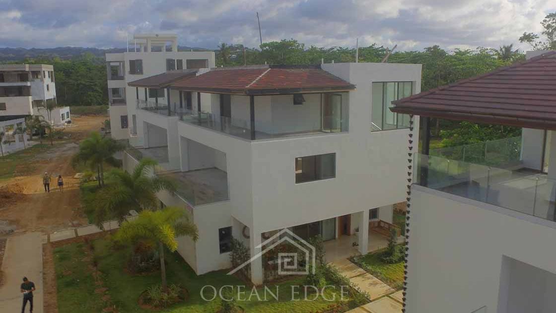 Las-Terrenas-Real-Estate-Ocean-Edge-Dominican-Republic- Classy penthouse in new beachfront community drone (11)
