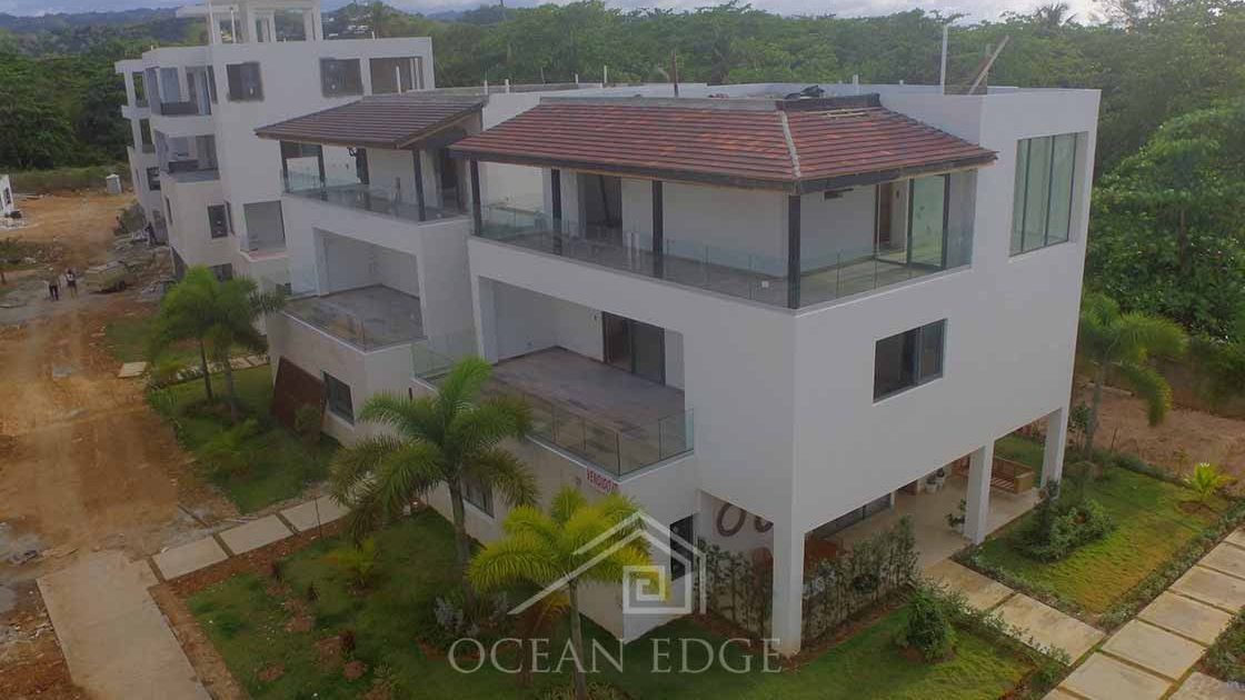 Las-Terrenas-Real-Estate-Ocean-Edge-Dominican-Republic- Classy penthouse in new beachfront community drone (13)