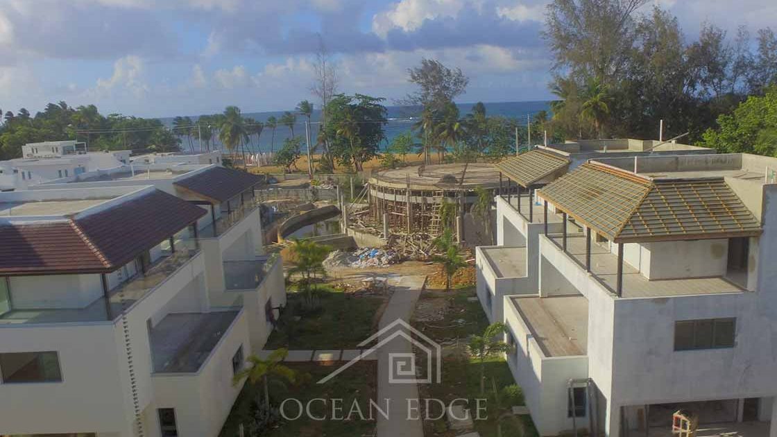 Las-Terrenas-Real-Estate-Ocean-Edge-Dominican-Republic- Classy penthouse in new beachfront community drone (2)