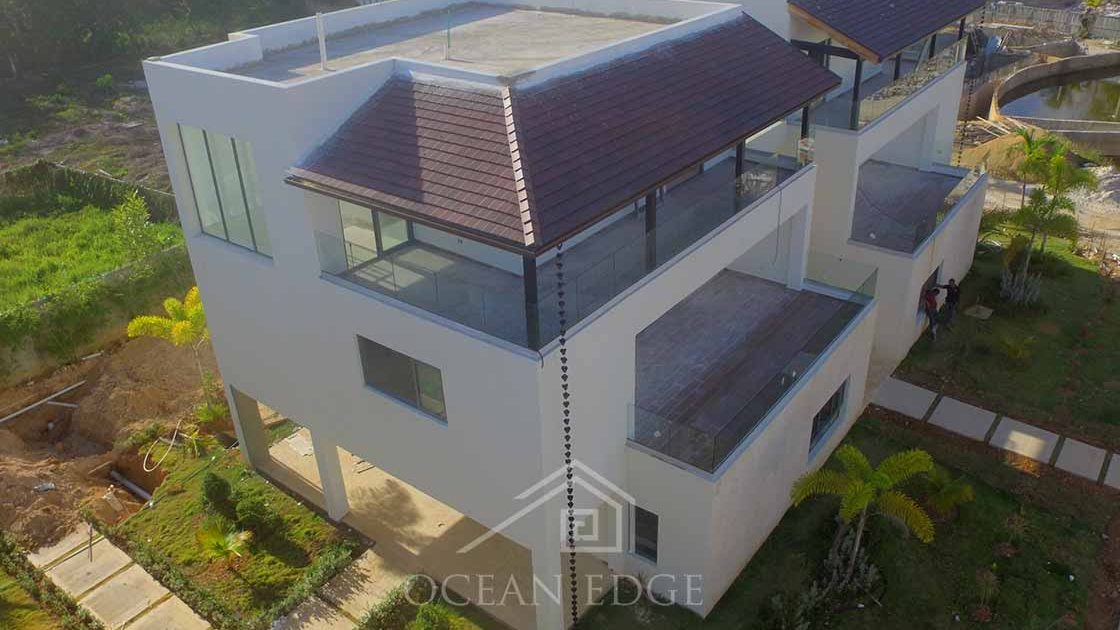 Las-Terrenas-Real-Estate-Ocean-Edge-Dominican-Republic- Classy penthouse in new beachfront community drone (4)