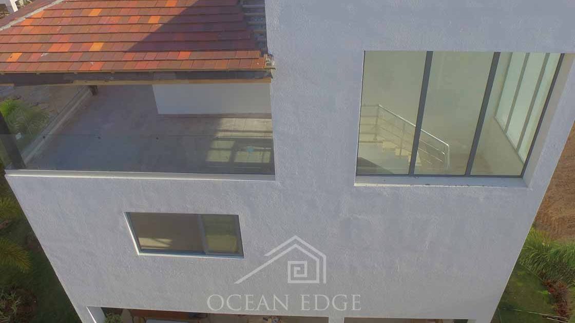 Las-Terrenas-Real-Estate-Ocean-Edge-Dominican-Republic- Classy penthouse in new beachfront community drone (6)