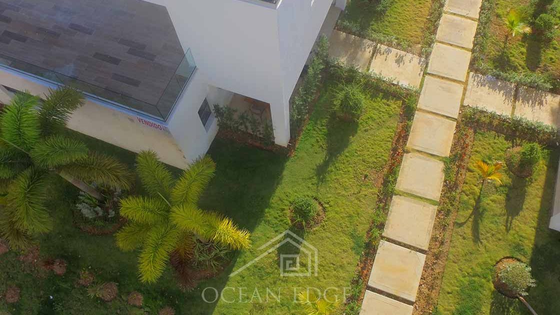 Las-Terrenas-Real-Estate-Ocean-Edge-Dominican-Republic- Classy penthouse in new beachfront community drone (7)