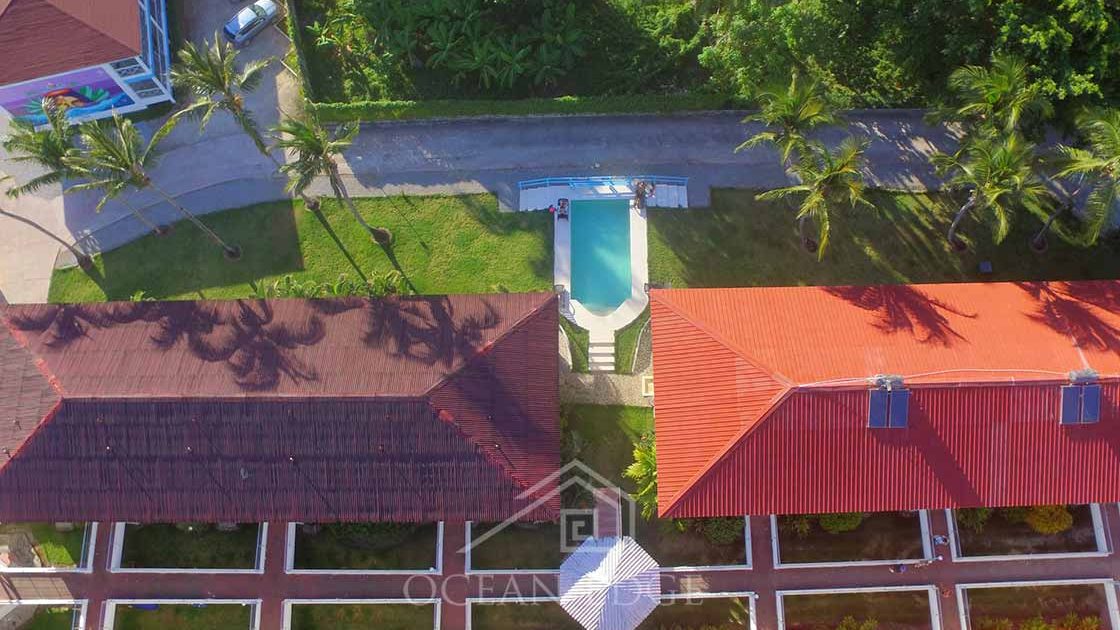Las-Terrenas-Real-Estate-Ocean-Edge-Dominican-Republic - Cozu studio in quiet area with pool drone (3)