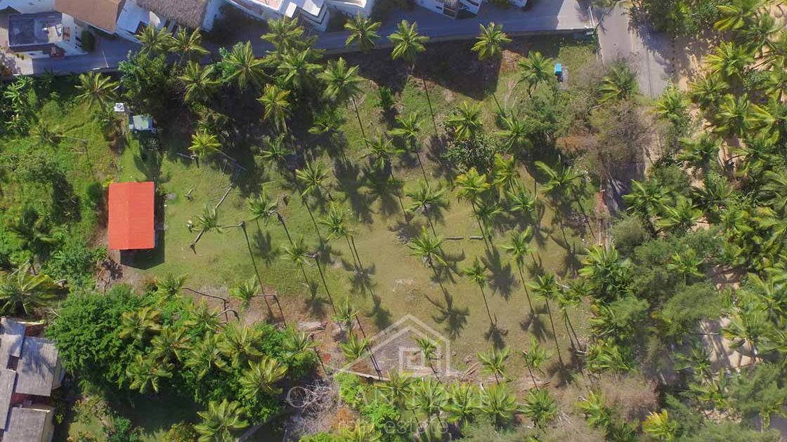 Last beachfront land for sale in Las Ballenas beach-Las-terrenas-ocean-edge-real-estate-drone (9)