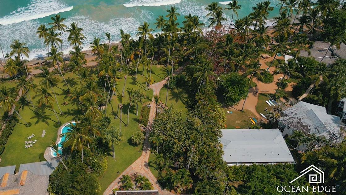 Luxury Redefined in Bonita's Beachfront Gem-las-terrenas-ocean-edge-real-estate-drone