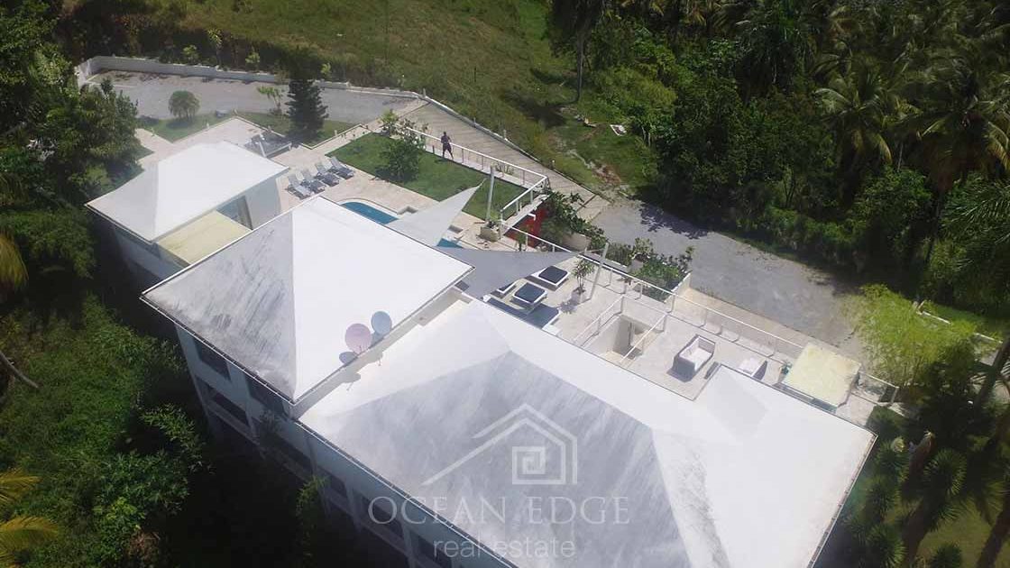 Mesmerizing 5-Bed Ocean View Villa with Swimming Pool-las-terrenas-ocean-edge-real-estate-drone (3)