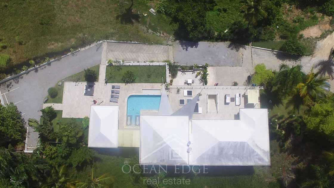 Mesmerizing 5-Bed Ocean View Villa with Swimming Pool-las-terrenas-ocean-edge-real-estate-drone (4)