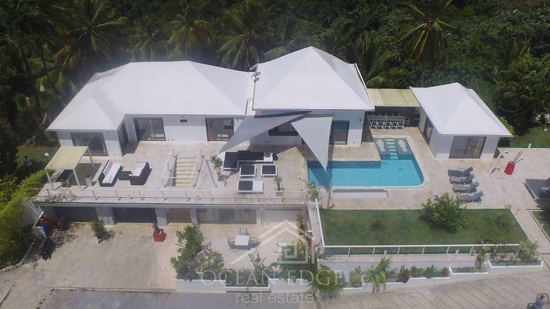 Mesmerizing 5-Bed Ocean View Villa with Swimming Pool-las-terrenas-ocean-edge-real-estate-drone (6)