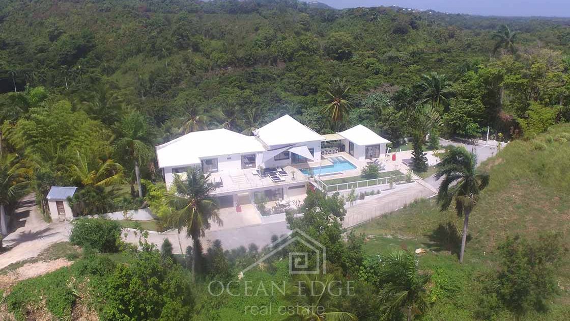 Mesmerizing 5-Bed Ocean View Villa with Swimming Pool-las-terrenas-ocean-edge-real-estate-drone (7)