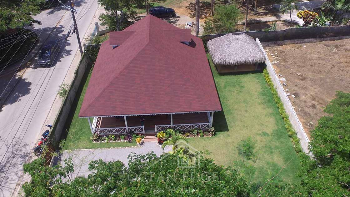 New build 3-bedroom Caribbean house for sale-Las-terrenas-ocean-edge-real-estate-drone (1)