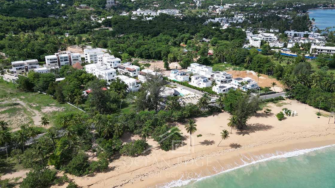 Spacious & well furnished 2-br condo on Portillo beach-las-terrenas-ocean-edge-real-estate drone