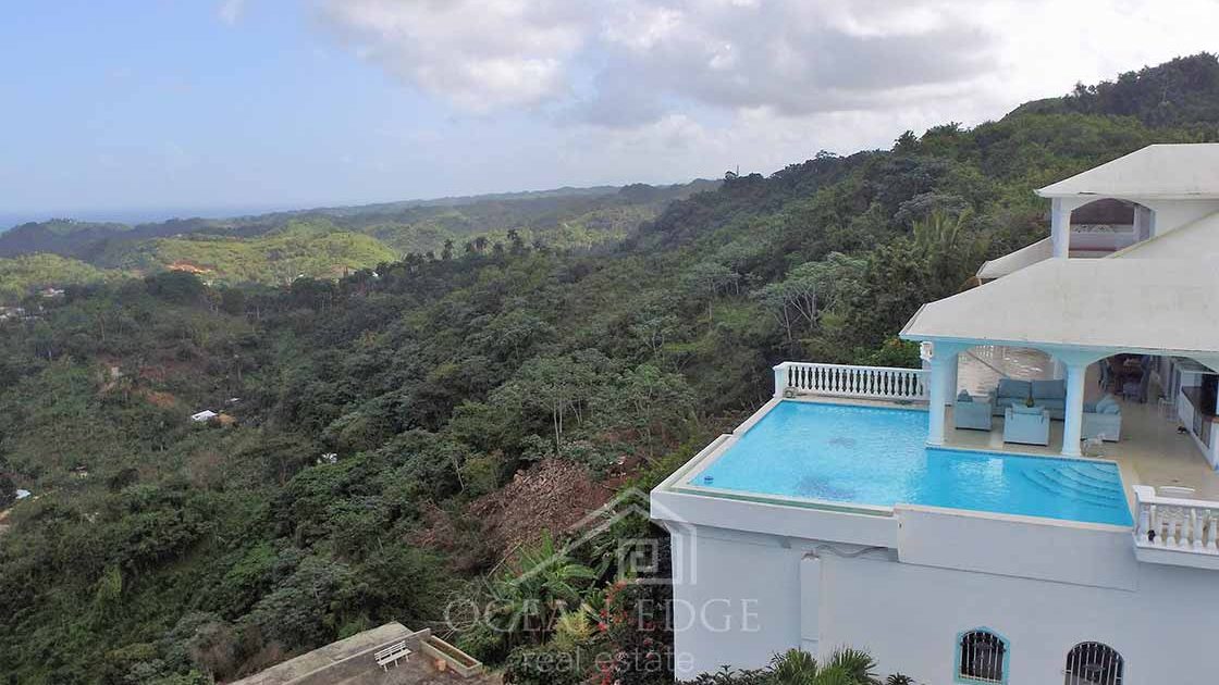 Spectacular Ocean view Villa in Hoyo Cacao-drone (2)