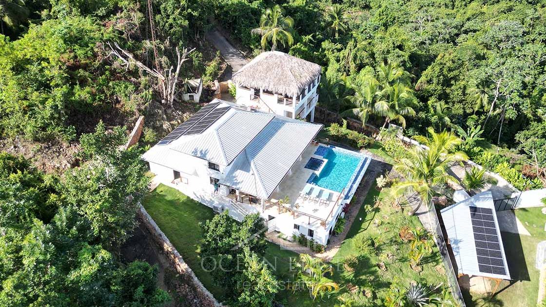 Splendid 5-Br Ocean view House with Guest House-las-terrenas-ocean-edge-real-estate-drone